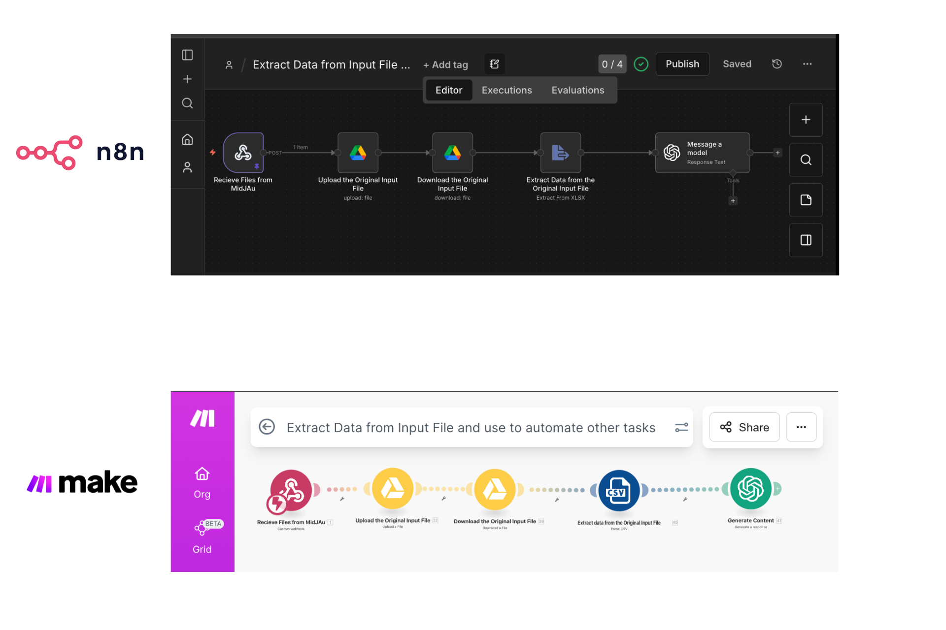 Extract Data from Input File and use to automate other tasks